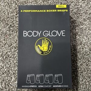 Body Glove Performance Boxer Briefs Mens Medium 4 Pack Multi Moisture Wicking